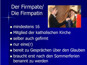 Informationen zur Firmung 2025